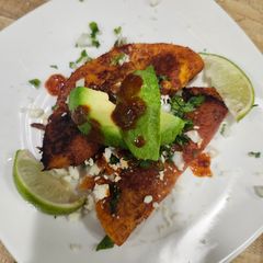 A picture of Brad's birria tacos.