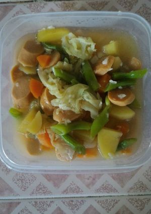 Foto resep Sop Sayuran Sosis Simpel