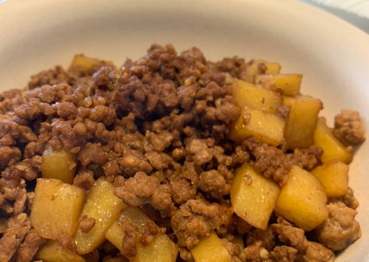 Steps to Make Quick Chinese Style Mince Pork Potato