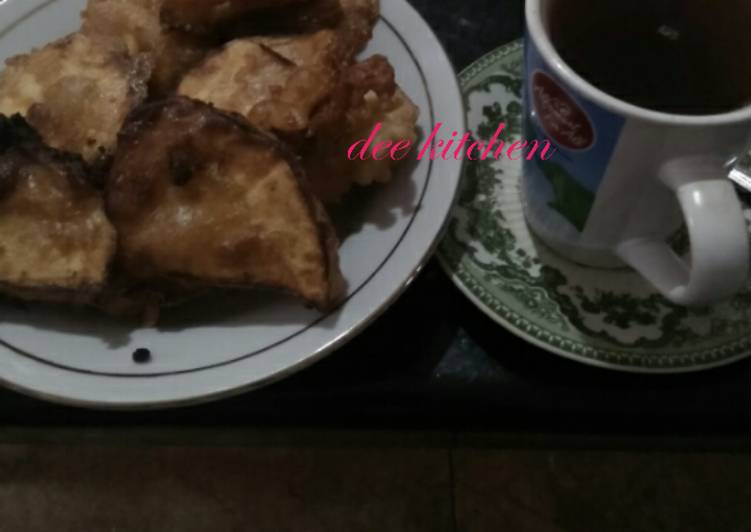 Ubi goreng tepung goreng pisang sasa