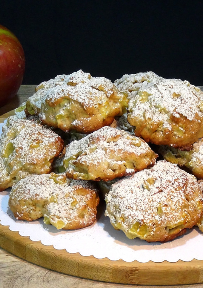 Una foto de Galletas tiernas y esponjosas con manzana