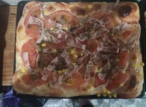 Una foto de Pizza