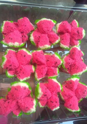 Foto resep Bolu kukus semangka mekar