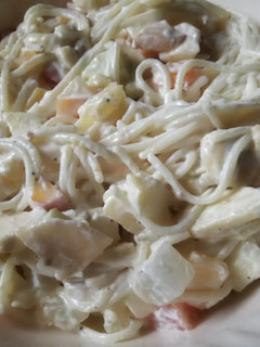 A picture of Russian salad.