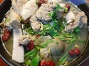 A picture of vịt om sấu khoai môn