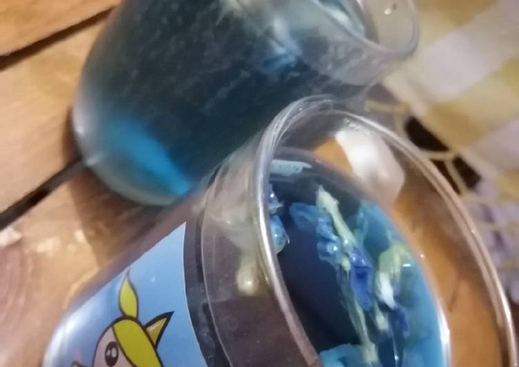 Blue tea