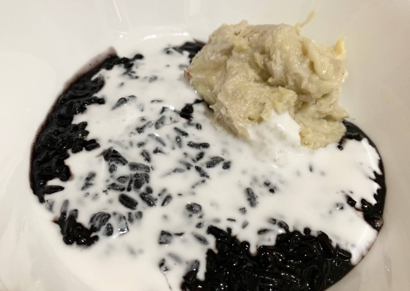 Bubur Ketan Hitam Durian