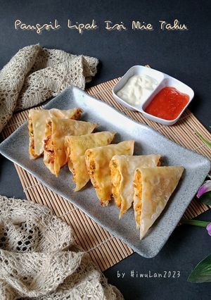 Foto resep Pangsit Lipat Isi Mie Tahu