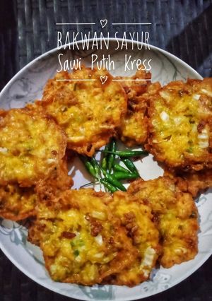 Foto resep 76. Bakwan Sayur Sawi Putih Kress 😍