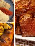 Sweet and Spicy Wagyu Beef Brisket with Peach-Mango Glaze