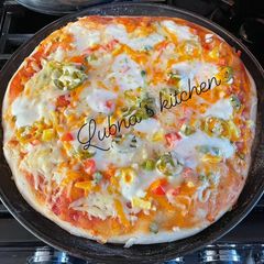 A picture of Copycat Pizza Hut Style Pan Pizza:.
