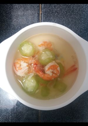 Foto resep Sayur bening oyong udang