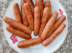 Hình của món Bánh khoai mỡ chiên.