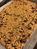 Barrette di avena e frutta disidratata