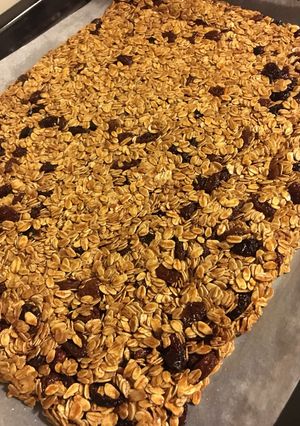 Foto di Barrette di avena e frutta disidratata