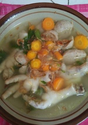 Foto resep Sayur Sop Bakso Ceker