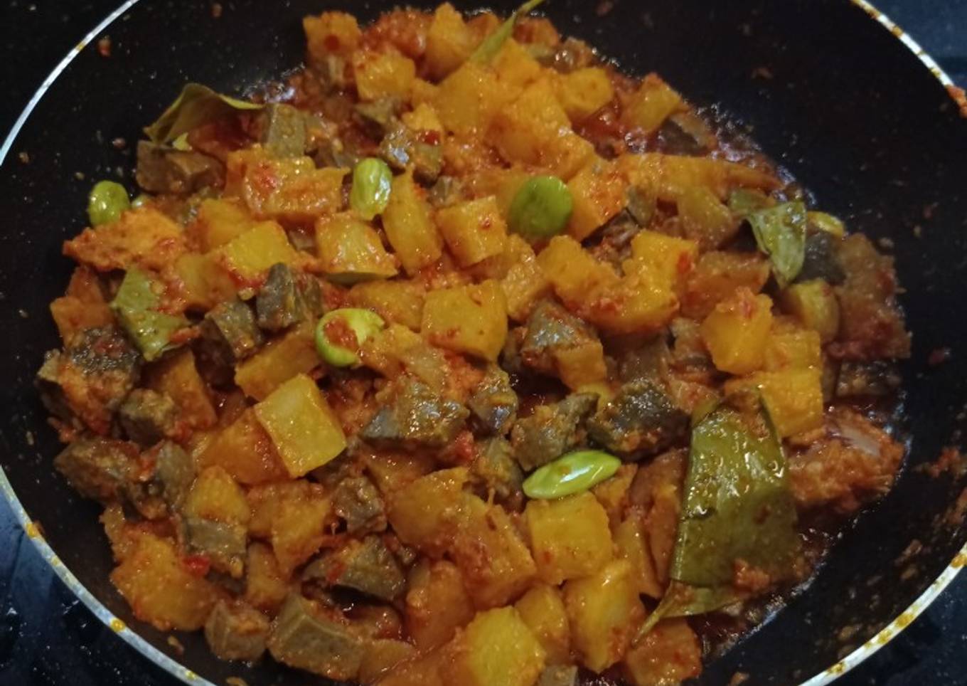 Sambel goreng kentang hati hajatan