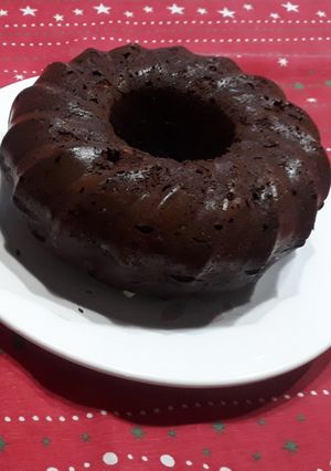 Una foto de Budín de chocolate con frutas secas