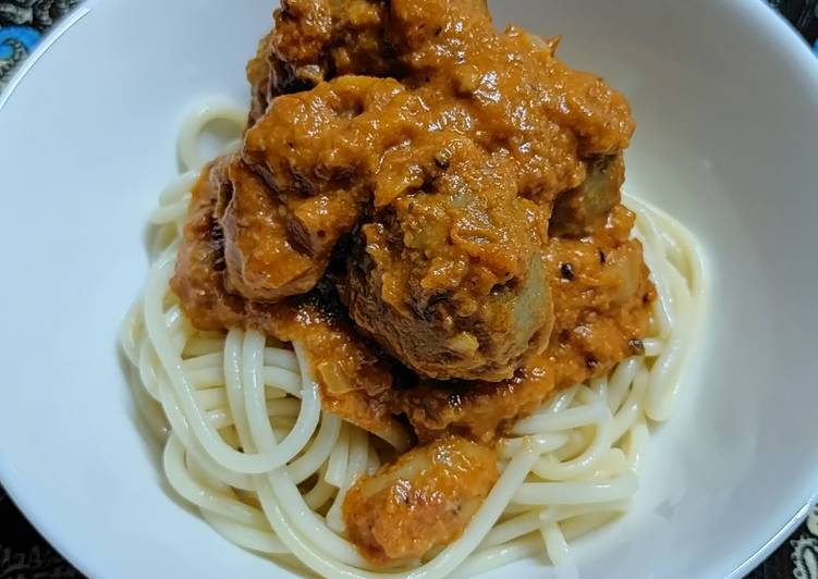Langkah Mudah untuk Menyiapkan Spagetti Meatball Cheezy Bolagnise, Bikin Ngiler