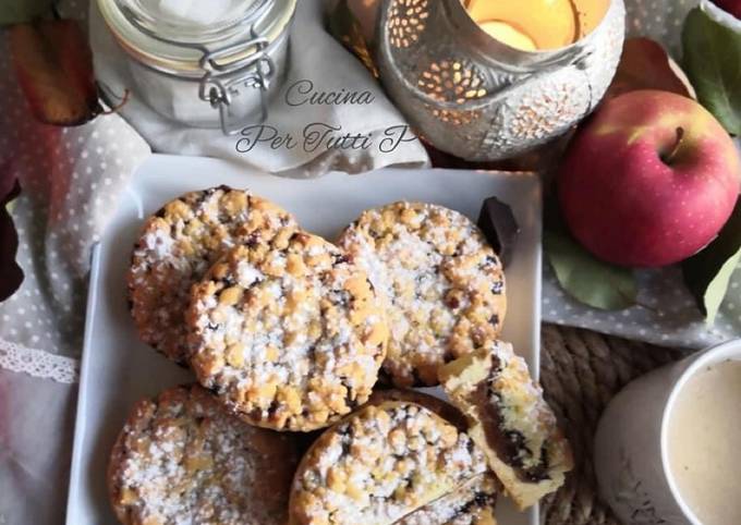 Minis Crumble Pommes 🍏 Caramel beurre salé Chocolat 🍫