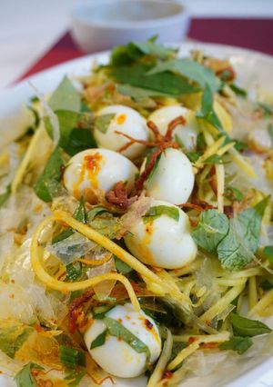 Hình của món Bánh tráng trộn.