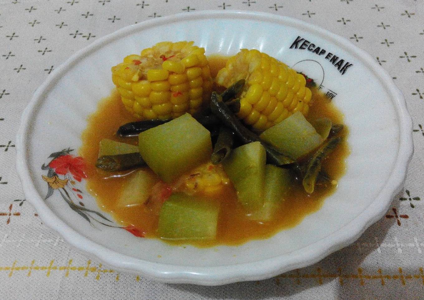 Sayuran pedas di teras