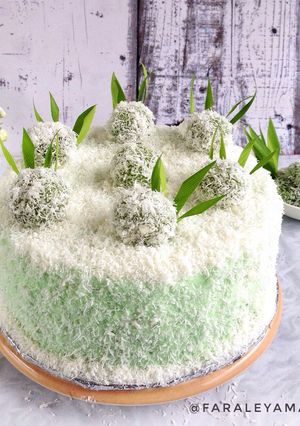 Foto resep Klepon Cake / Ondeh Ondeh Cake