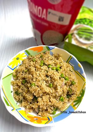 A picture of Sautéed Peas Quinoa.