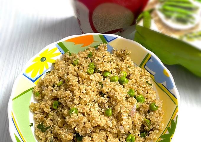 Sautéed Peas Quinoa