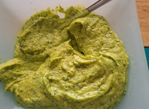 Una foto de Mayonesa de cilantro