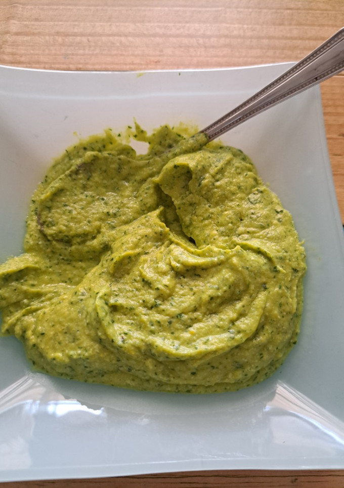 Una foto de Mayonesa de cilantro