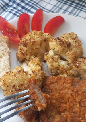 Sült karfiol, mint köret recept fotója