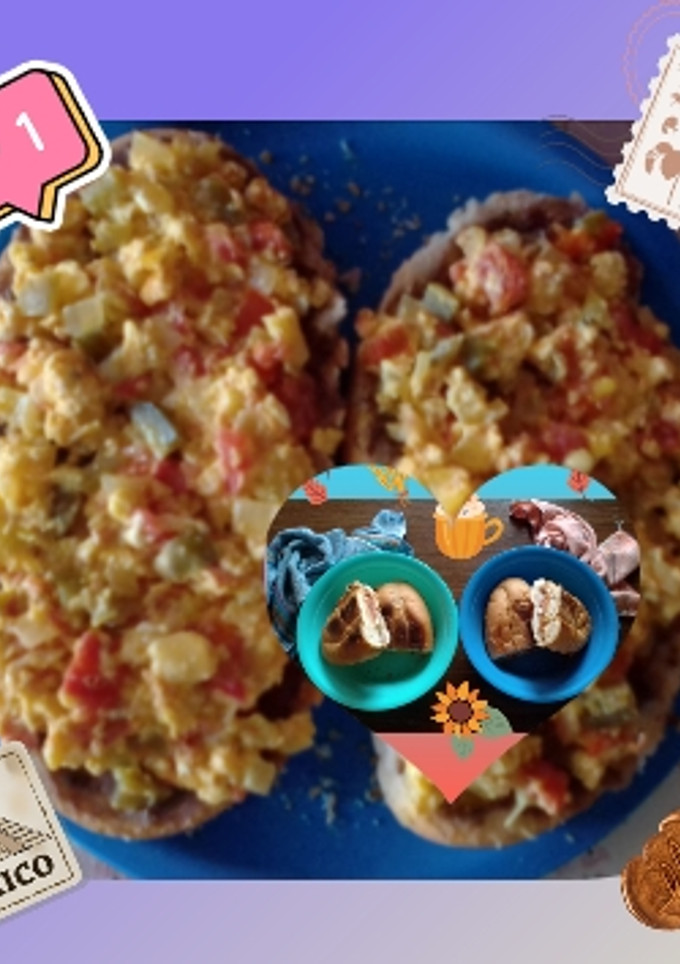 Una foto de Tortita de Huevo a la Mexicana 🥚🇲🇽