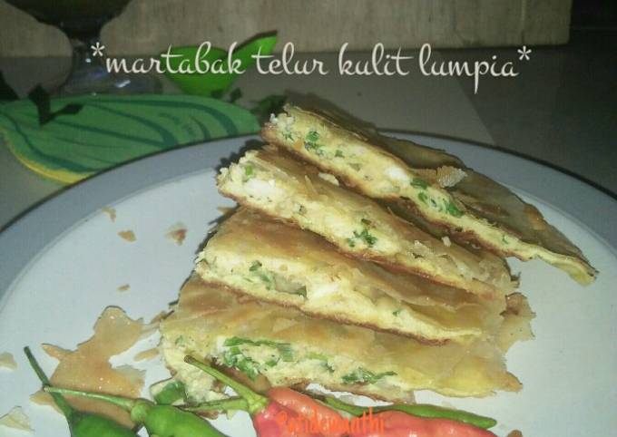 *martabak telur kulit lumpia*