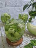 Es Melon Jelly Selasih