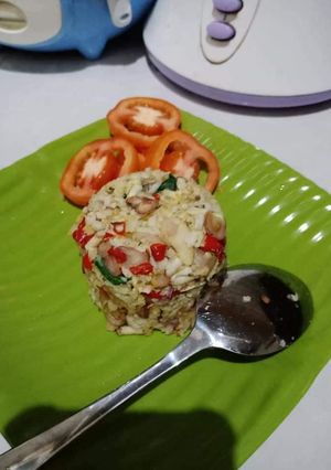 Foto resep Nasi goreng pisang menu diet