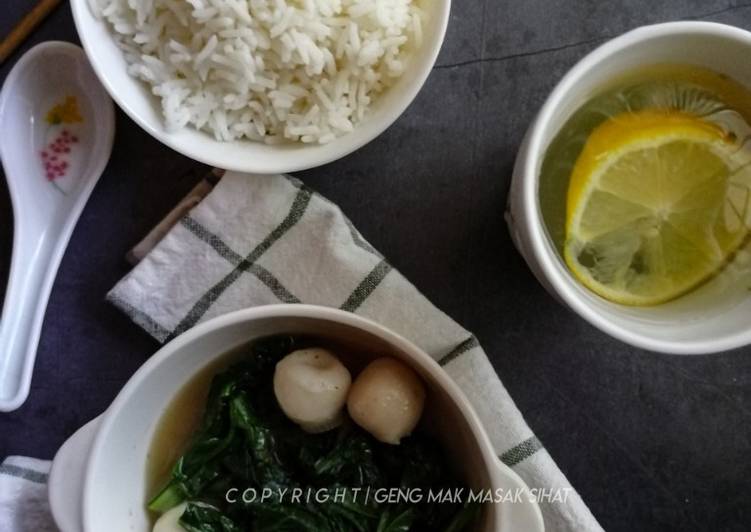 Easiest Way to Make Ultimate Pak choy Bebola Ikan 4 bahan