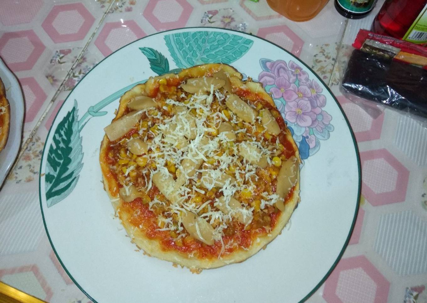 Pizza teflon enak dengan bahan sederhana