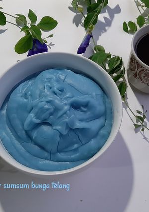 Foto resep Bubur Sumsum Bunga Telang