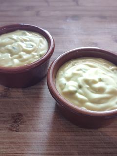 Una foto de Salsa ali-oli