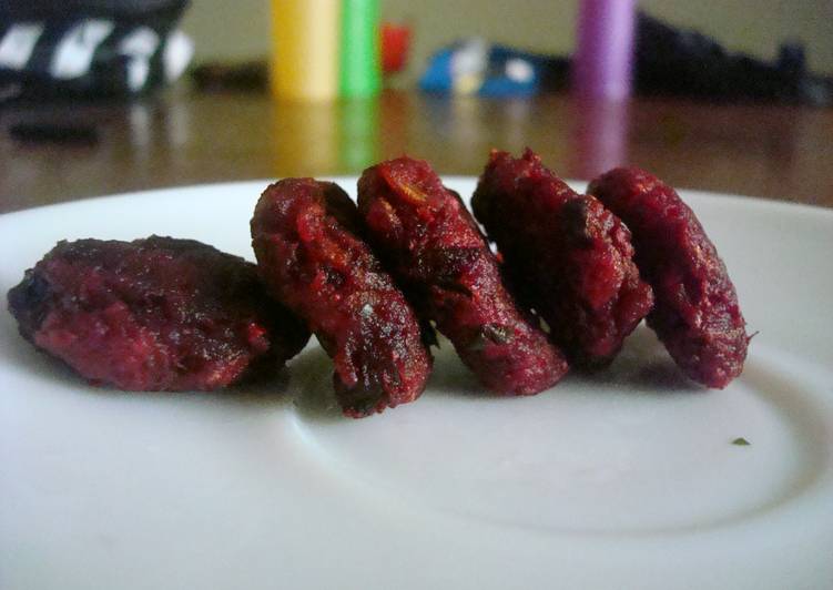 Recipe of Ultimate Beetroot Potato Fritters