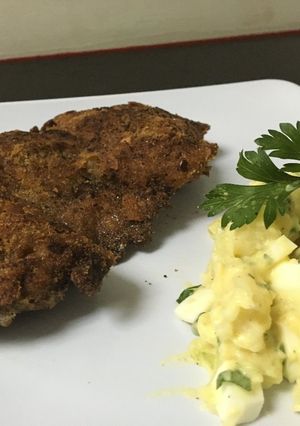 Una foto de Milanesa de Res