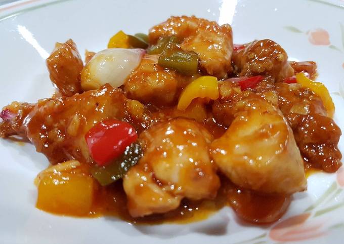 Steps to Prepare Speedy Sweet and Sour Chicken