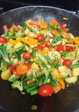 Una foto de Ensalada salteada