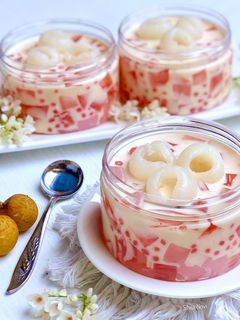 Foto resep Buko Jelly Strawberry