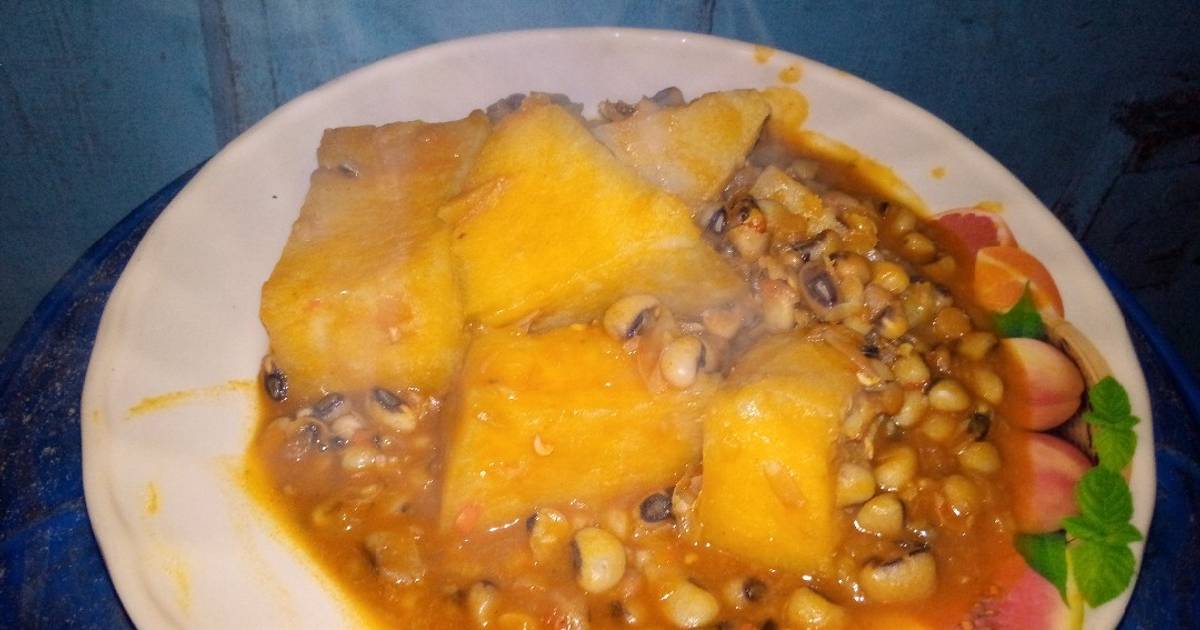 Beans and yam porridge Recipe by Okpako Ogheneruona Cookpad