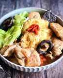 麻油雞泡飯