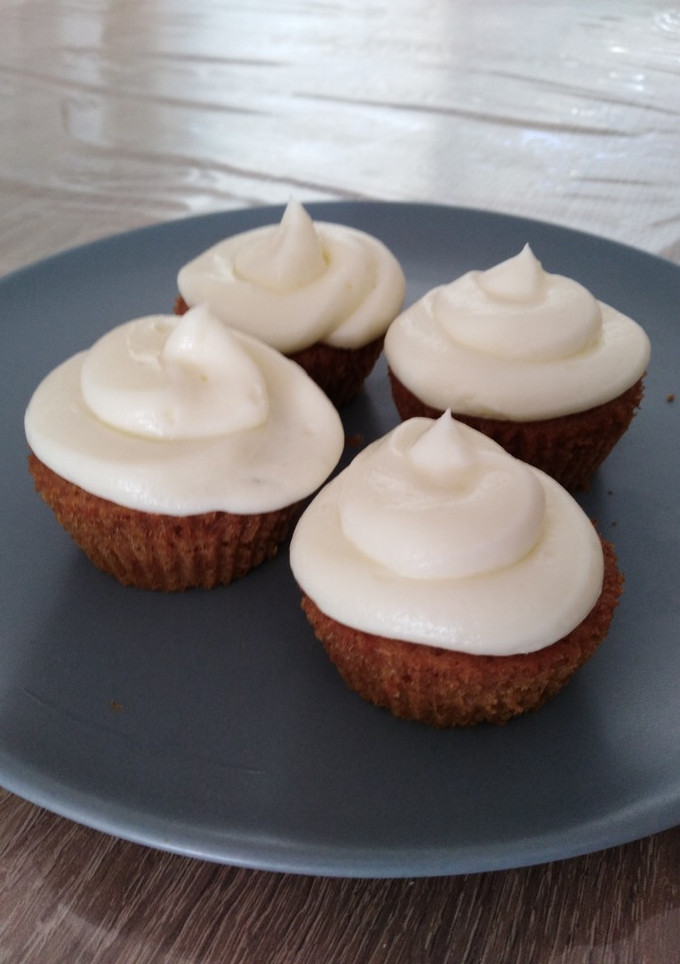 Una foto de Cupcakes de zanahoria
