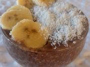 Una foto de pudin de avena y chia