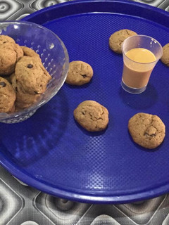 A picture of Chocolate chip cookies.